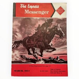 1954 Railway Express‎ Agency Express Messenger Pony Express Cover Article Pages